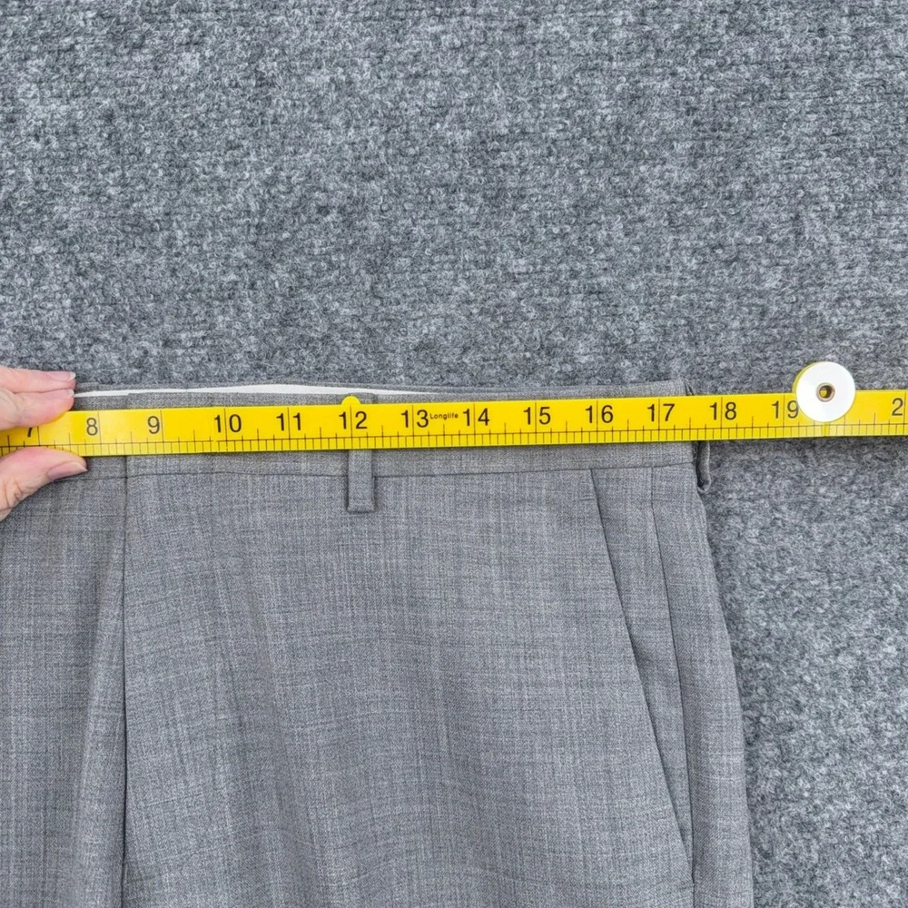 J.Crew Thompson Voyager Dress Pants Mens 34x32 Gray Slim Fit